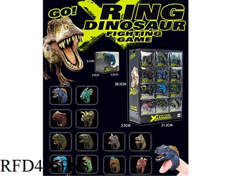 DINOSAUR RING 24PCS