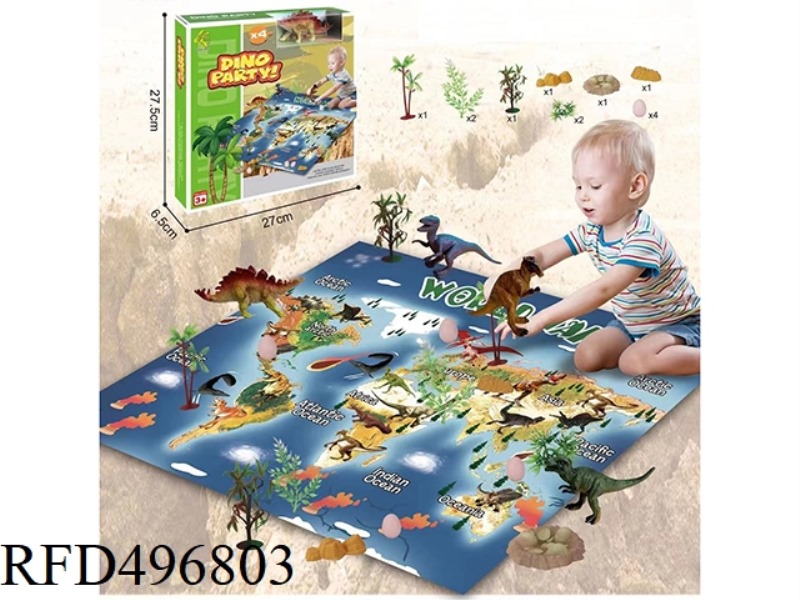 DINOSAUR SCENE RUG