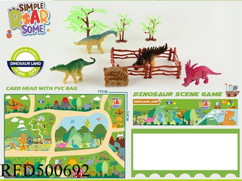SOLID DINOSAUR SCENE