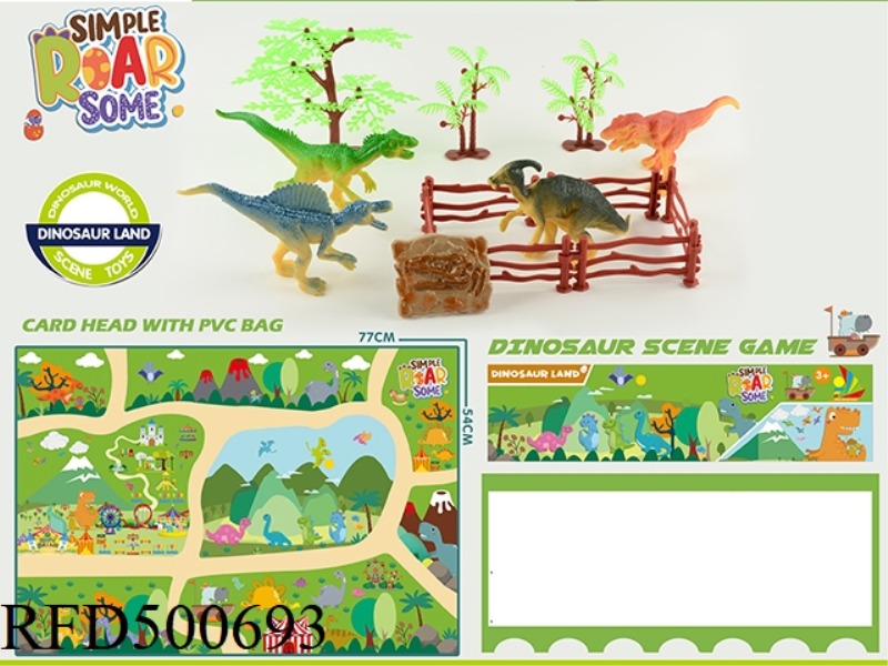 SOLID DINOSAUR SCENE