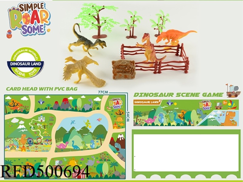 SOLID DINOSAUR SCENE