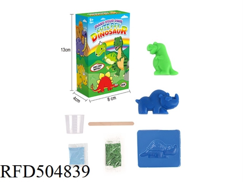 RAINBOW ANIMAL DINOSAUR 6 MIXED