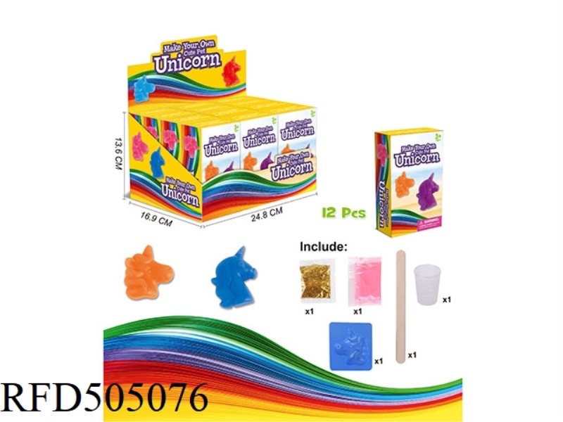 RAINBOW ANIMAL UNICORN SERIES 12PCS