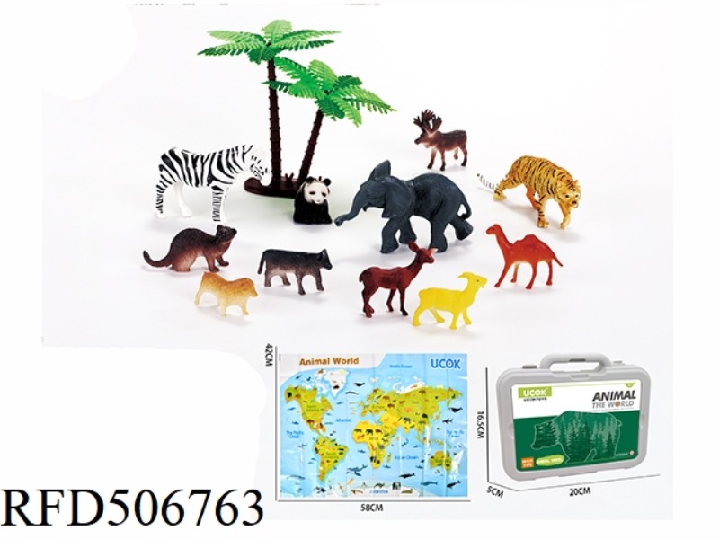 13-PIECE WILDLIFE CLUTCH BOX