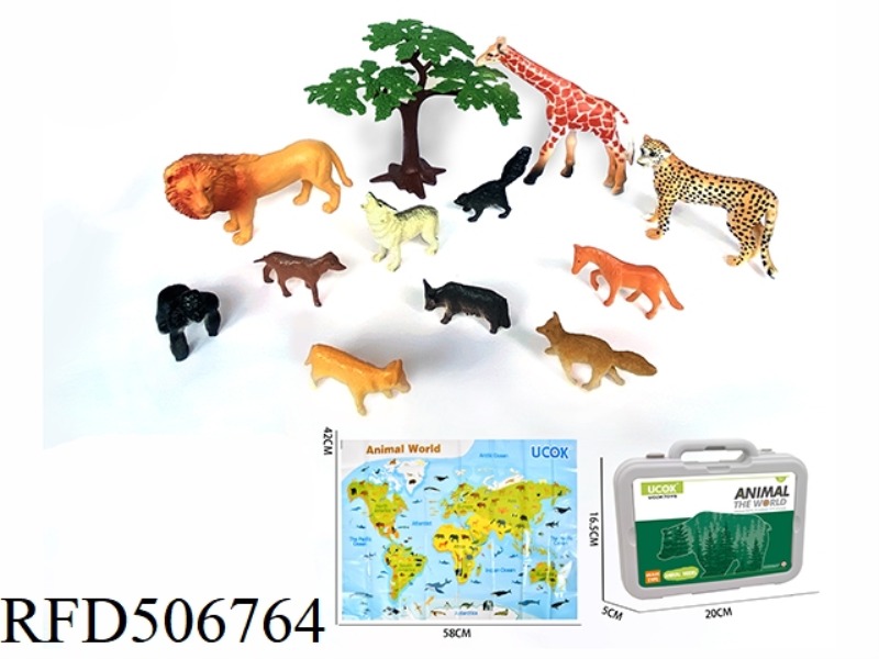 13-PIECE WILDLIFE CLUTCH BOX