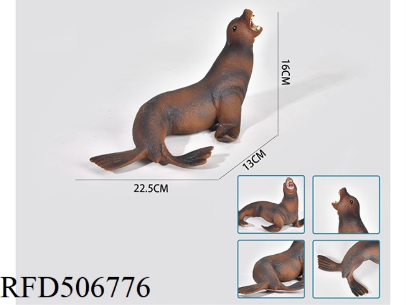 ENAMELLED AND PADDED SEA LION