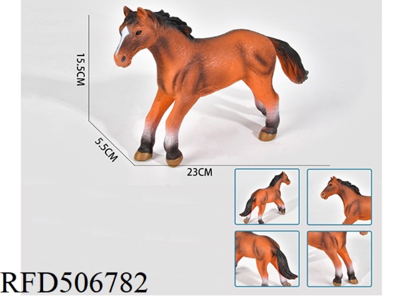 A FINE HORSE WITH ENAMELLED COTTON