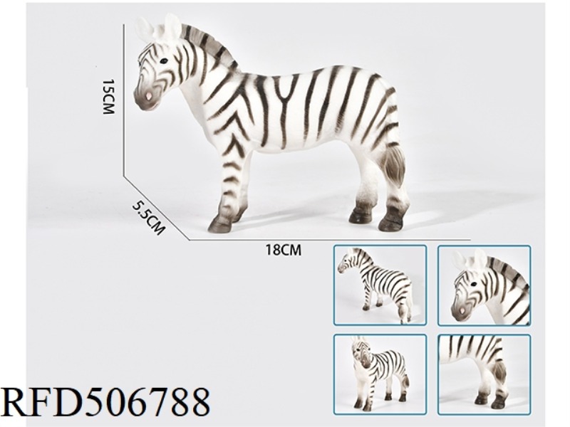 ENAMELLED ZEBRA WITH COTTON