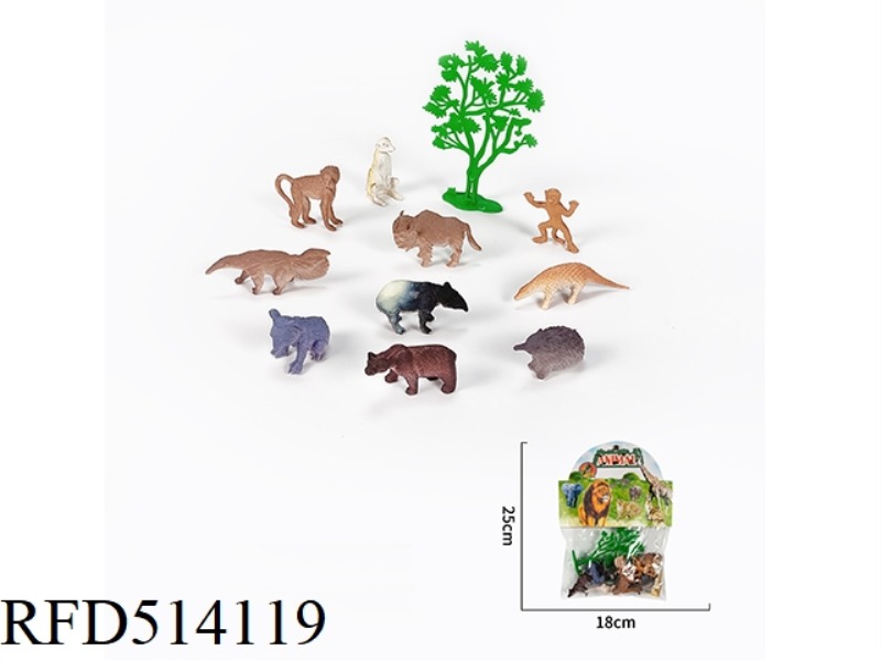 10 2.5 ANIMALS +1 IRON TREE