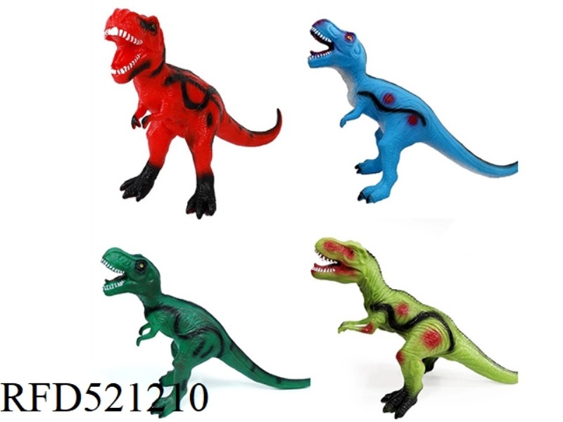 ENAMEL COTTON FILLED LARGE TYRANNOSAURUS REX BELT IC