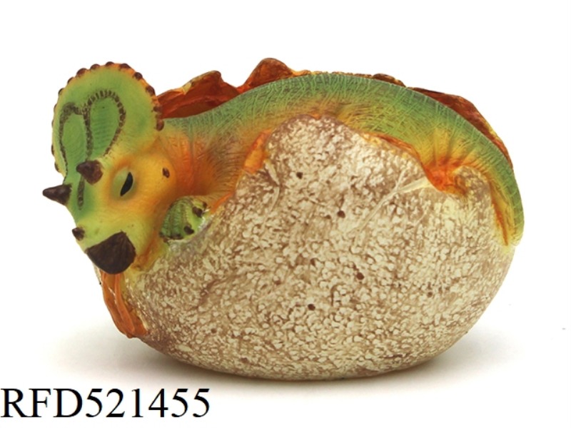 LUMINOUS SOFT GLUE DINOSAUR EGG (TRICERATOPS)