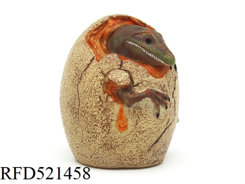 LUMINOUS SOFT GLUE DINOSAUR EGG (RAPTOR)