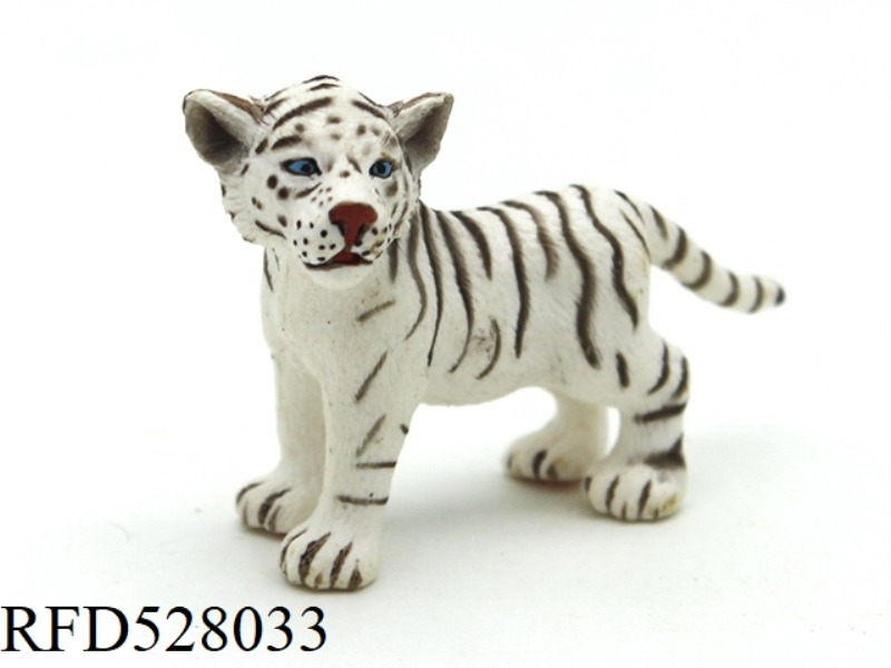 STANDING LITTLE WHITE TIGER