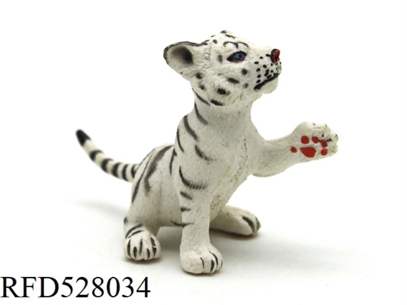 PLAYING WITH LITTLE WHITE TIGER
