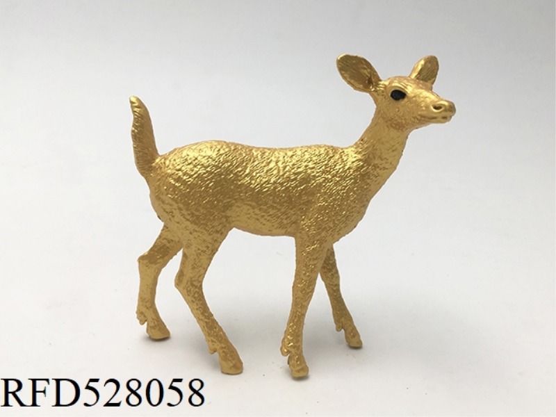 GOLDEN FEMALE WHITE-TAILED DEER (ROUGH)