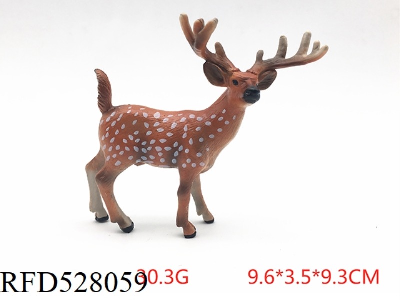 RED MALE WHITE TAILED DEER (SMOOTH)
