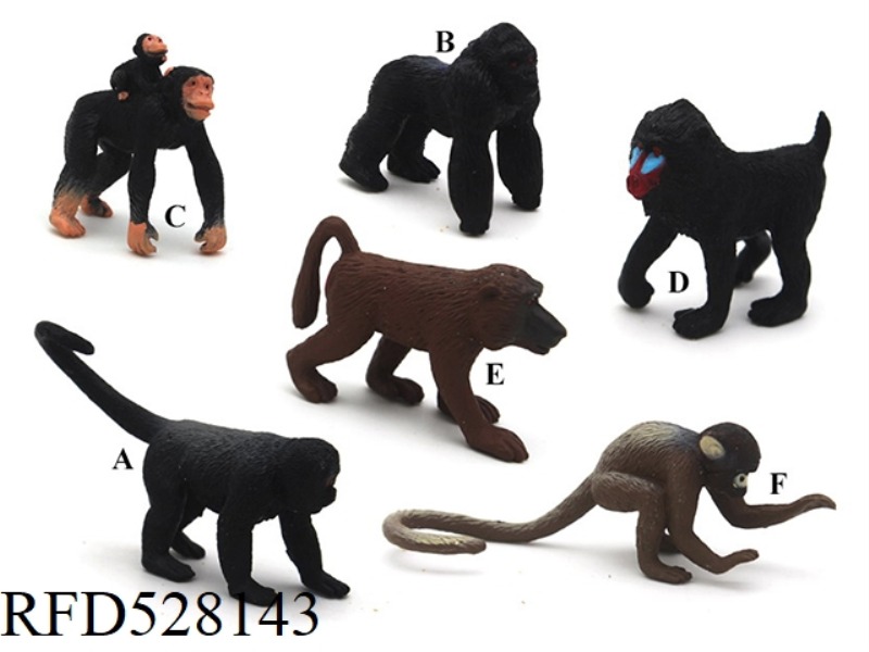 6 MINI MONKEYS