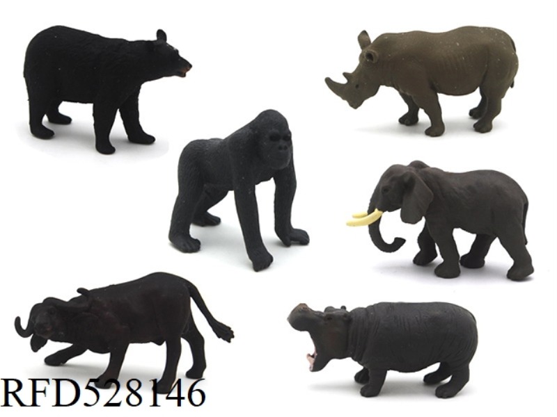 6 MINI ANIMALS