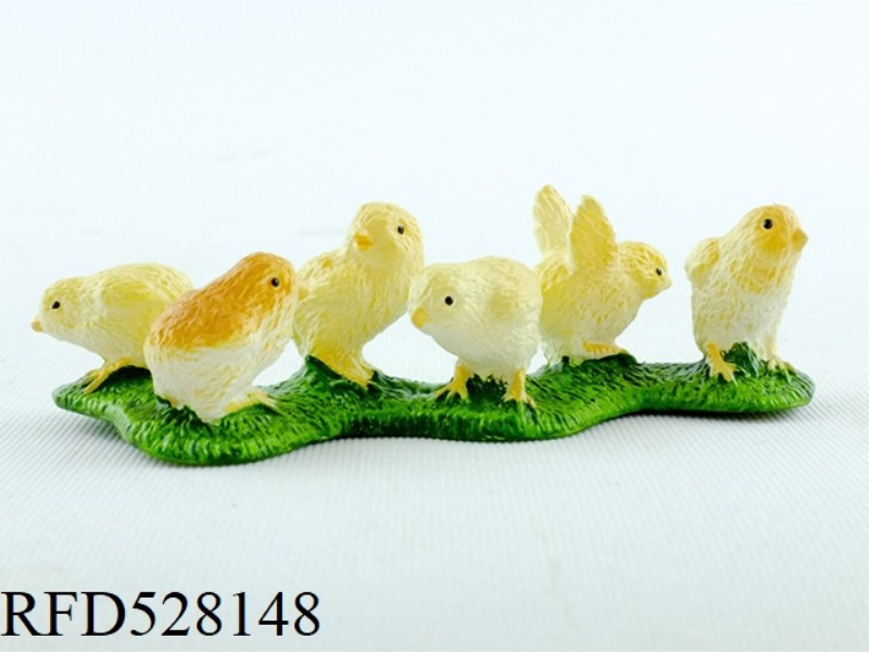 A FLOCK OF CHICKENS