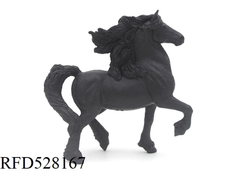 BLACK AND WHITE FLOWER MARE