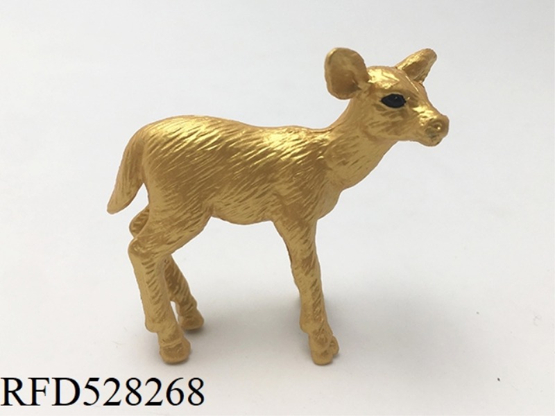GOLDEN LITTLE WHITE TAIL DEER (SMOOTH FACE)