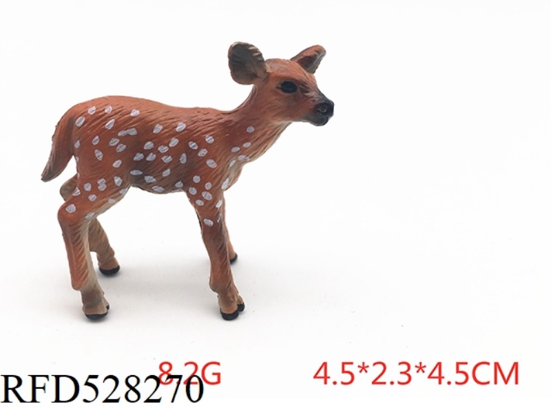 RED LITTLE WHITE TAIL DEER (SMOOTH FACE)