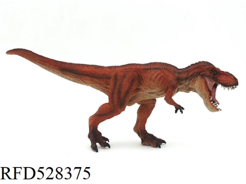 ORANGE WALKING TYRANNOSAURUS REX (MOUTH CAN BE OPENED AND CLOSED)