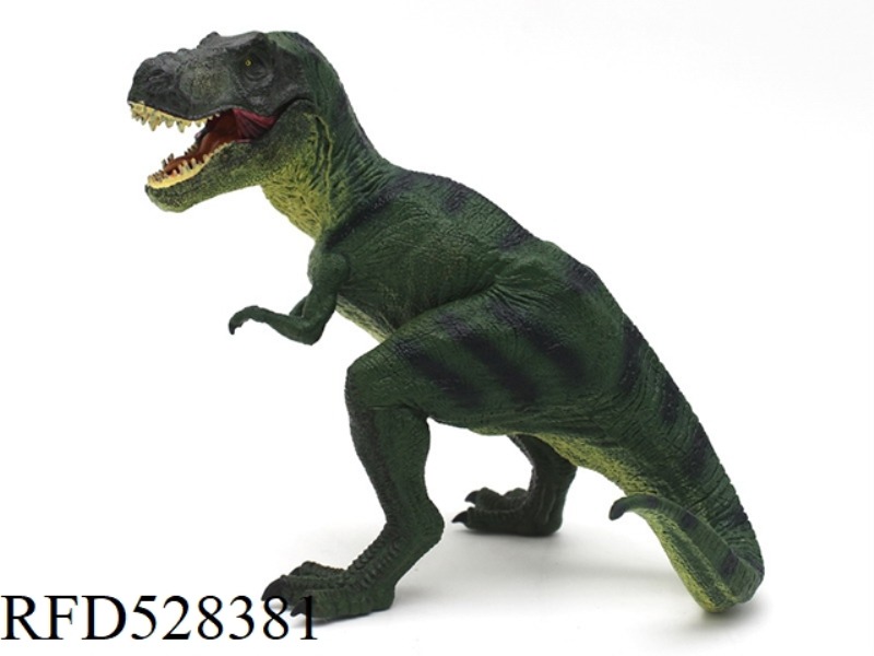 GREEN CROUCHING T-REX (MOUTH CAN BE OPENED AND CLOSED)
