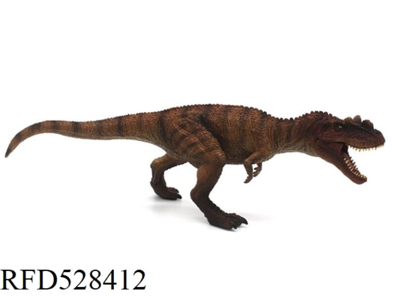 BROWN HORNED NOSE DRAGON (MOUTH CAN BE OPENED AND CLOSED)