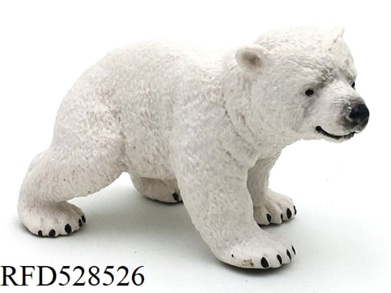 CRAWLING LITTLE POLAR BEAR