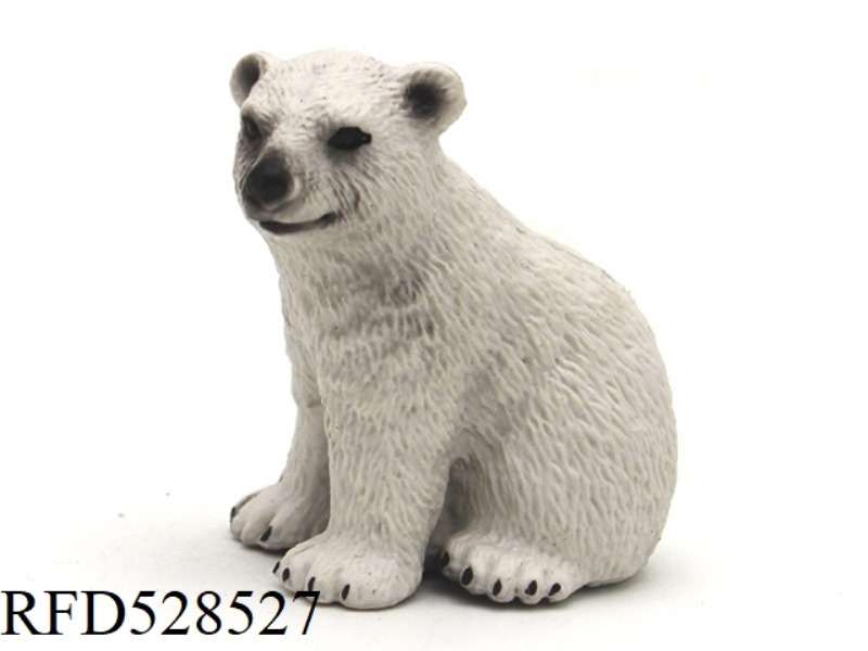 SITTING LITTLE POLAR BEAR