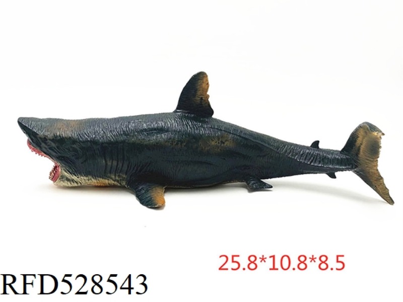 WHITE GIANT TOOTHED SHARK
