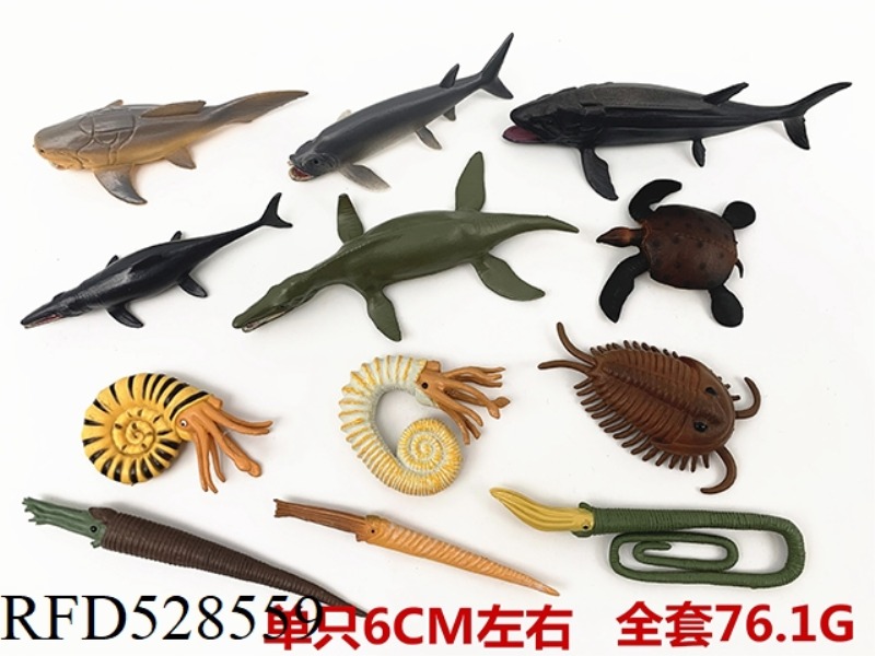 12 PREHISTORIC MARINE CREATURES