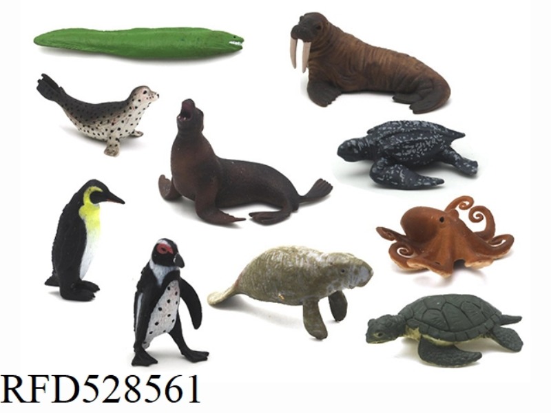 10 MINI MARINE CREATURES
