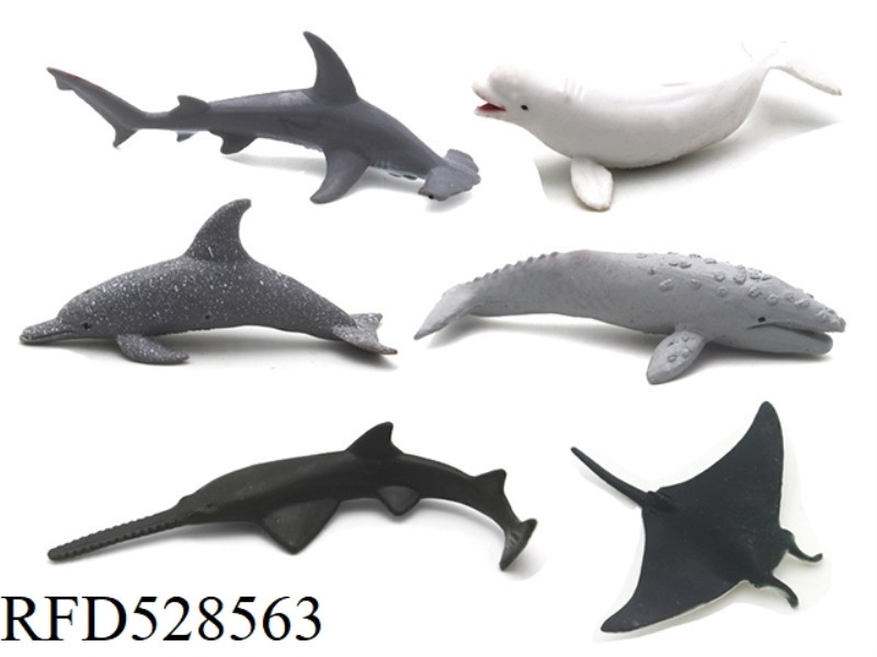 6 MINI MARINE CREATURES