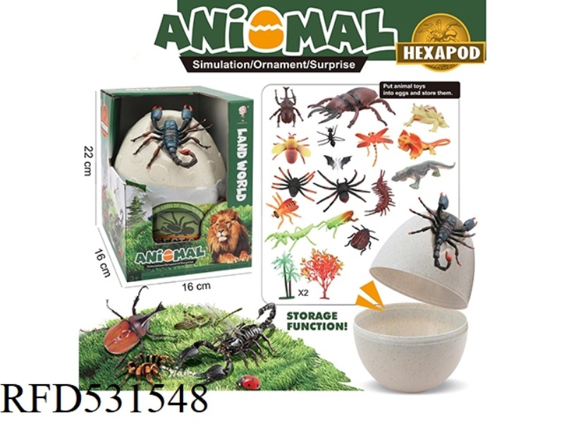 INSECT EGGS IN A BOX