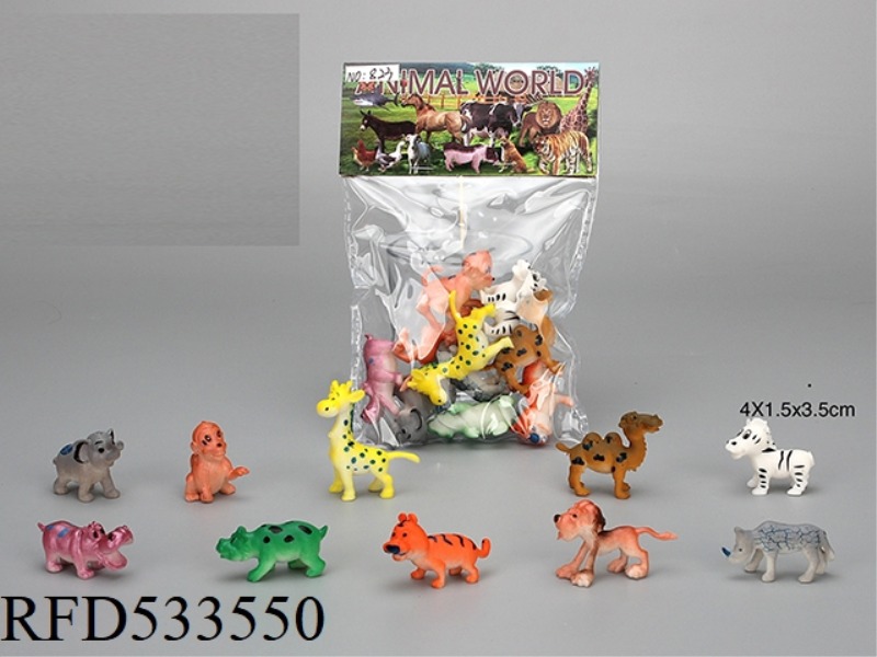 PVC SOLID CARTOON ANIMAL