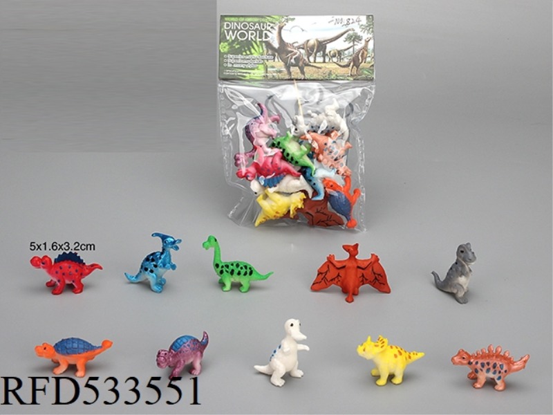 PVC SOLID CARTOON DINOSAUR