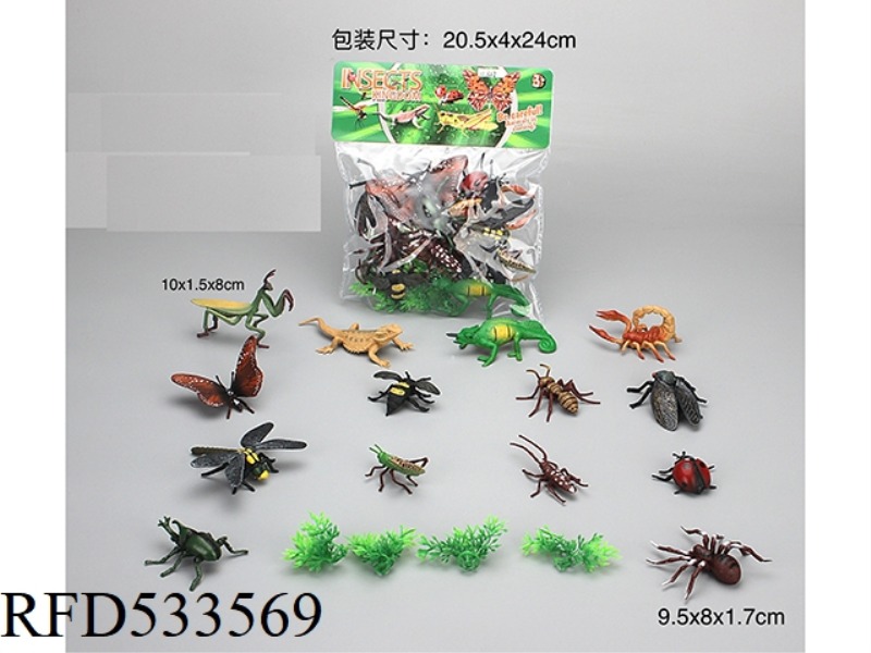 PVC SOLID INSECT LIZARD