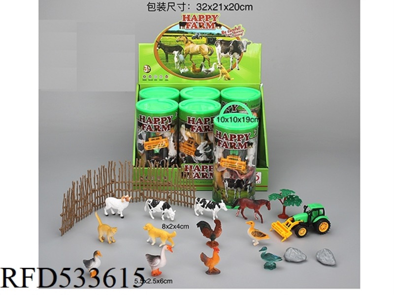 PVC SOLID RANCH POULTRY 6PCS