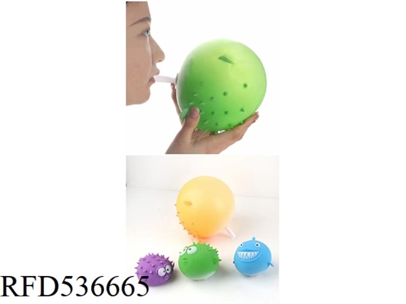 BLOW UP DOLPHIN PRICK SHARK TOY