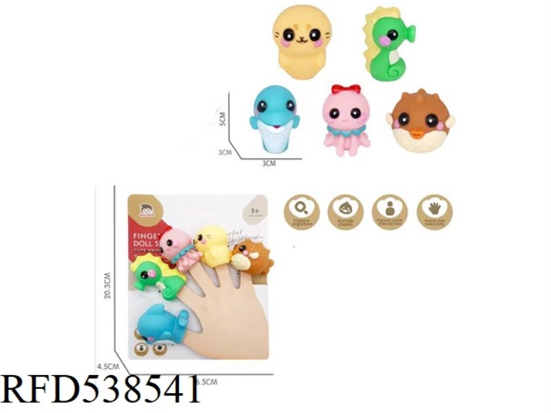 ANIMAL HEAD FINGER CUFF