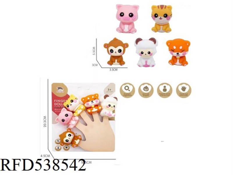 ANIMAL HEAD FINGER CUFF