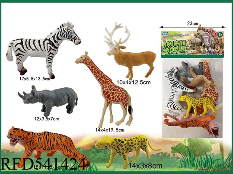 WILDLIFE SET 6PCS