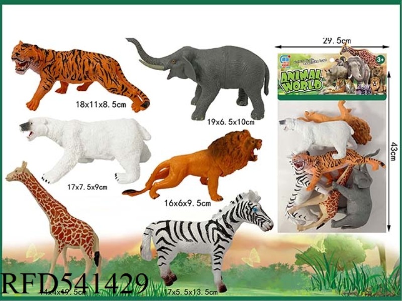 WILDLIFE SET 6PCS