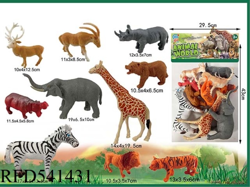 WILDLIFE SET 10PCS