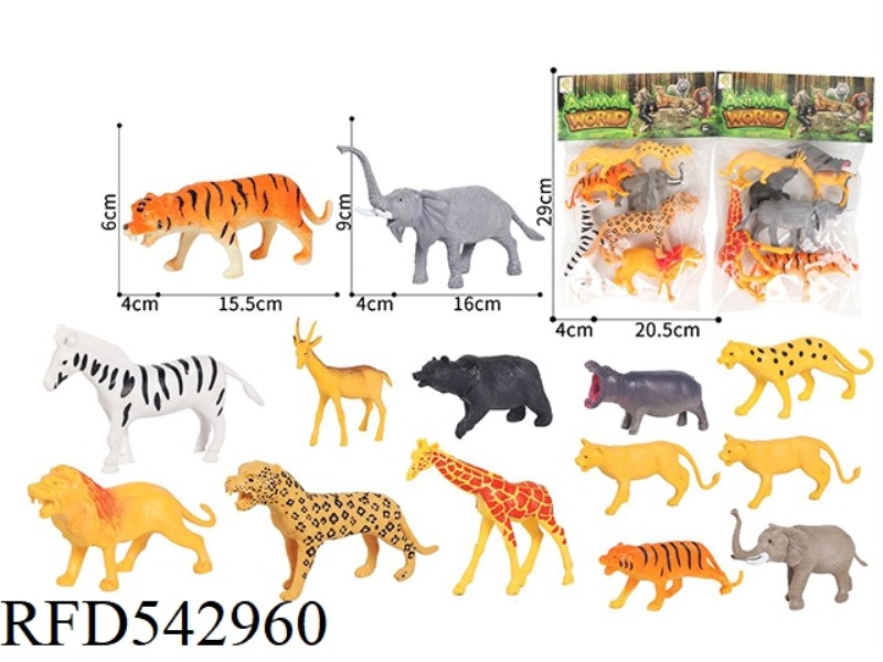SEVEN WILD ANIMALS