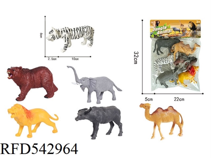 WILD ANIMALS 6 PACK