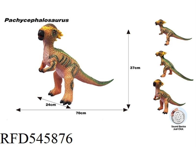 SIMULATION LARGE PACHYCEPHALUS 70CM (WITH IC LIGHTING SOUND, VINYL AND COTTON)