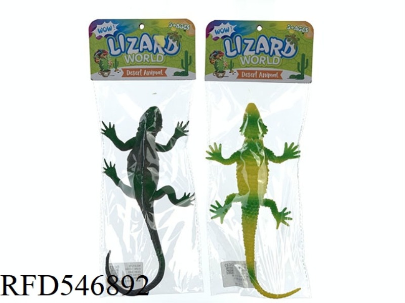 PVC SOFT GLUE HOLLOW SPRAY PAINT LIZARD